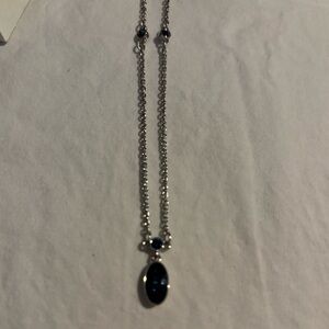 Touchstone Crystal Spec Necklace, NIB